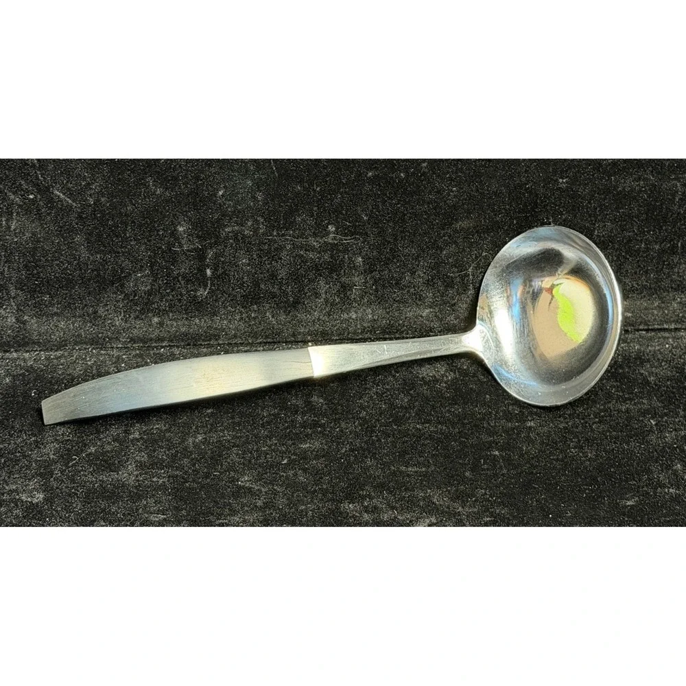 Kingston Stainless Steel-Gravy Ladle, Black Handle Japan Mid Century Modern, NEW